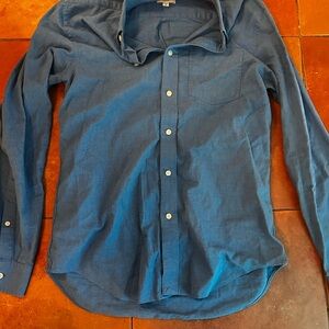 Club Monaco Classic Blue Casual Shirt